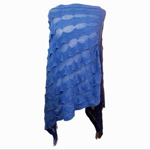 Highness Sculptured Ombré Boho Poncho